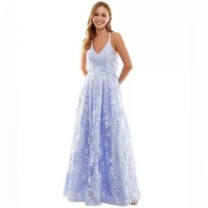 BCX Lavender Lace Gown